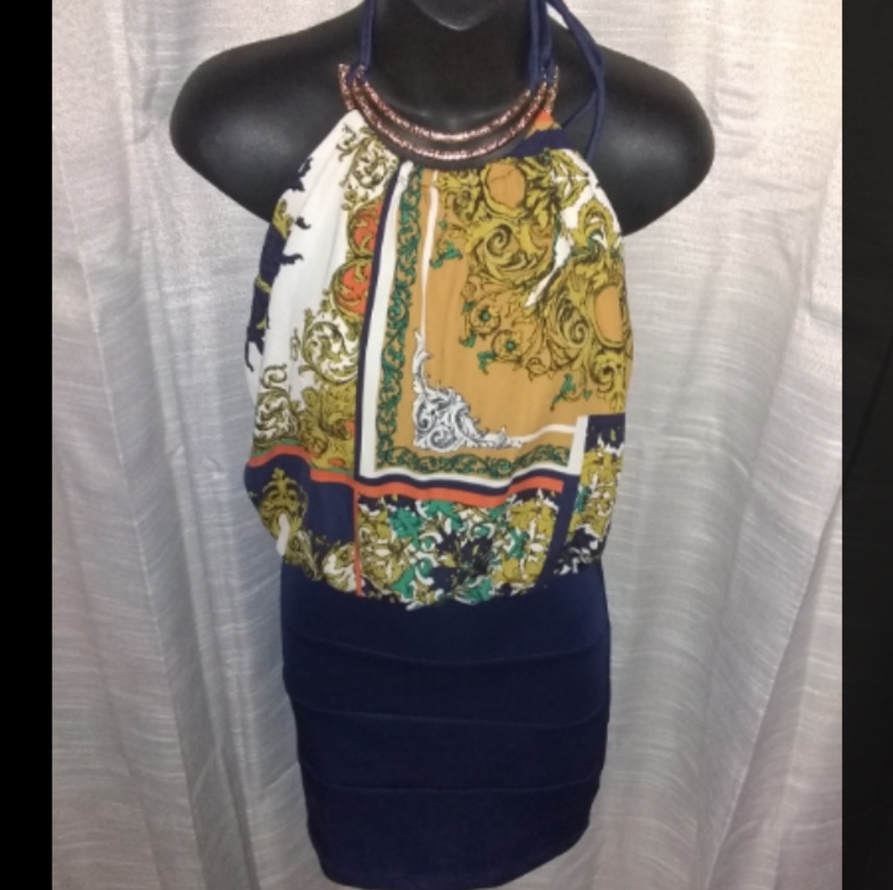 🌼LETTE USA HALTER DRESS